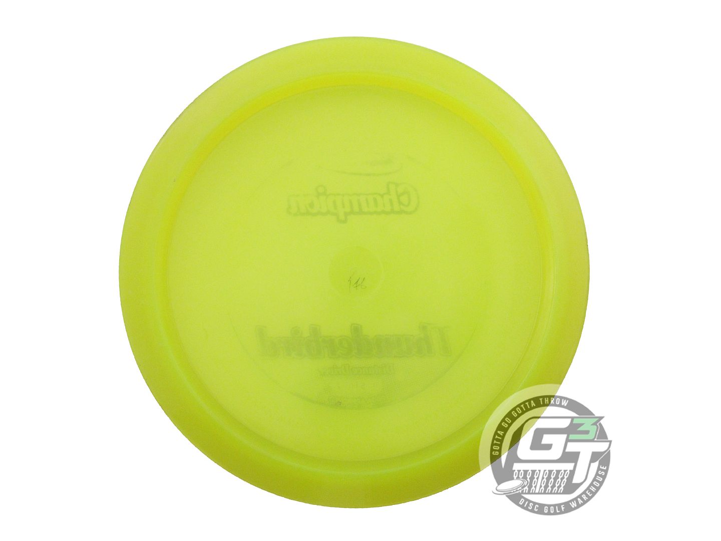 USED Innova Champion Thunderbird 175g Yellow Silver Foil Distance Driver Disc