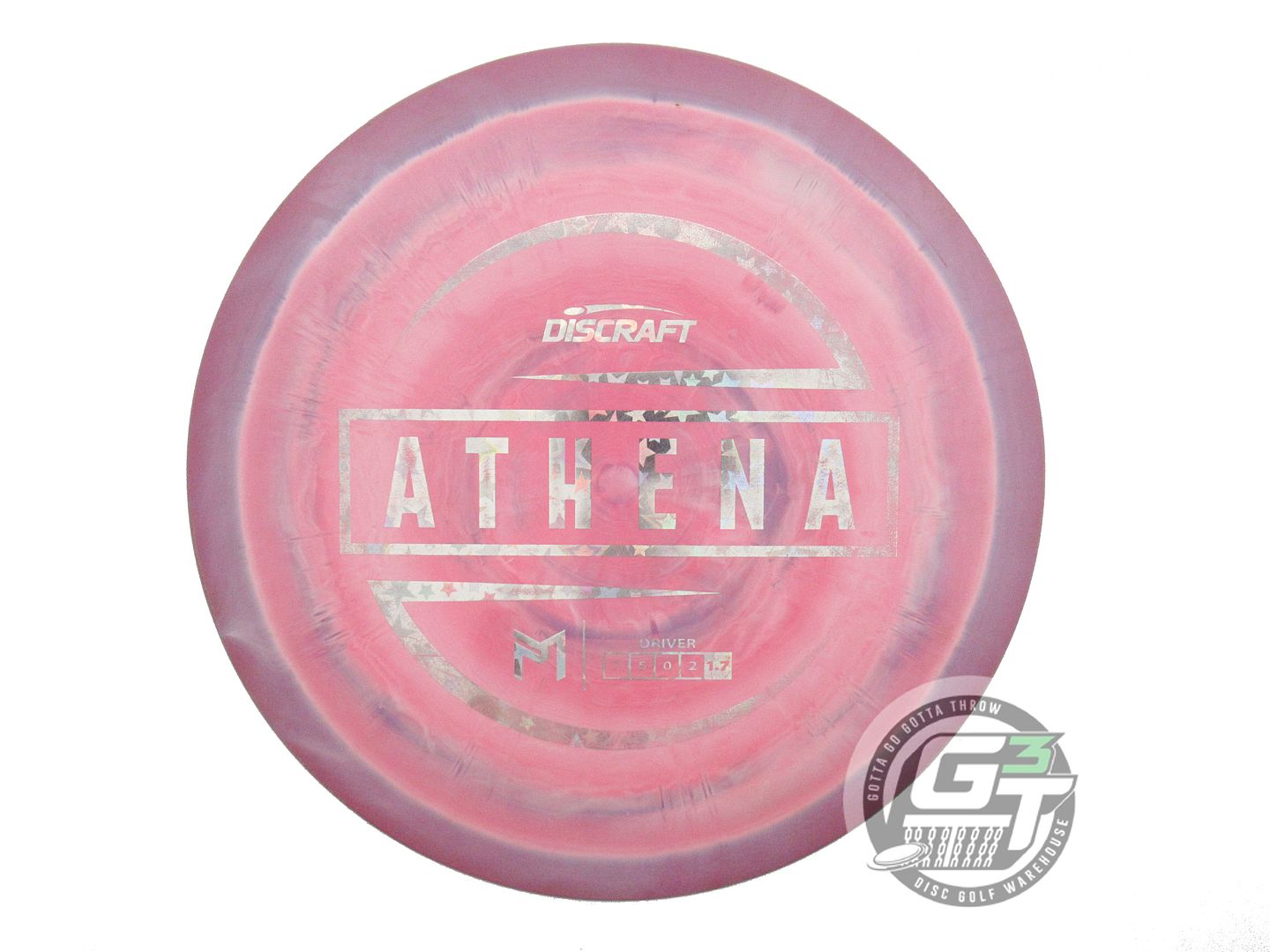 USED Discraft [McBETH] ESP Athena 178g Purple-Pink Holo Star Driver Golf Disc