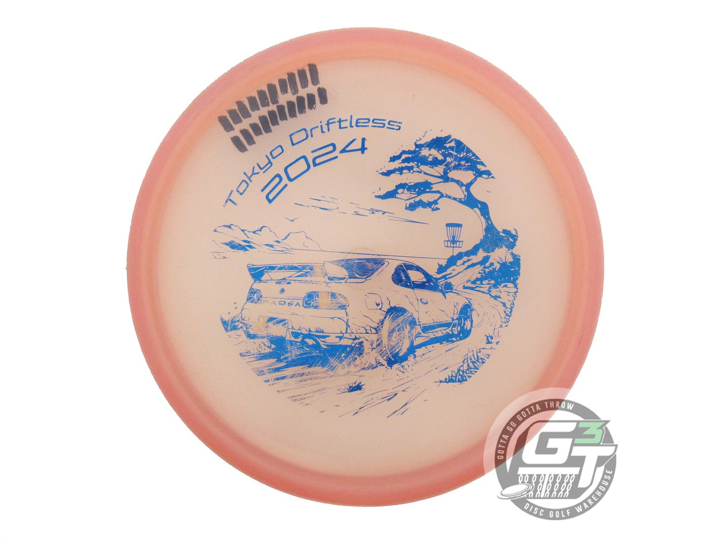 USED Kastaplast [TOKYO DRIFTLESS] K1 Berg 170g Lt. Pink Blue Foil Putter Disc