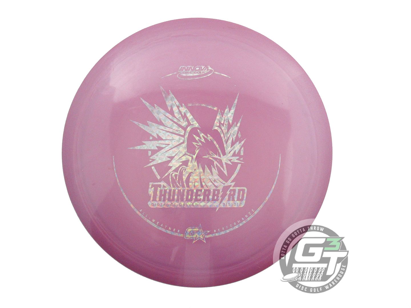 USED Innova GStar Thunderbird 174g Lilac Silver Prism Foil Distance Driver Disc