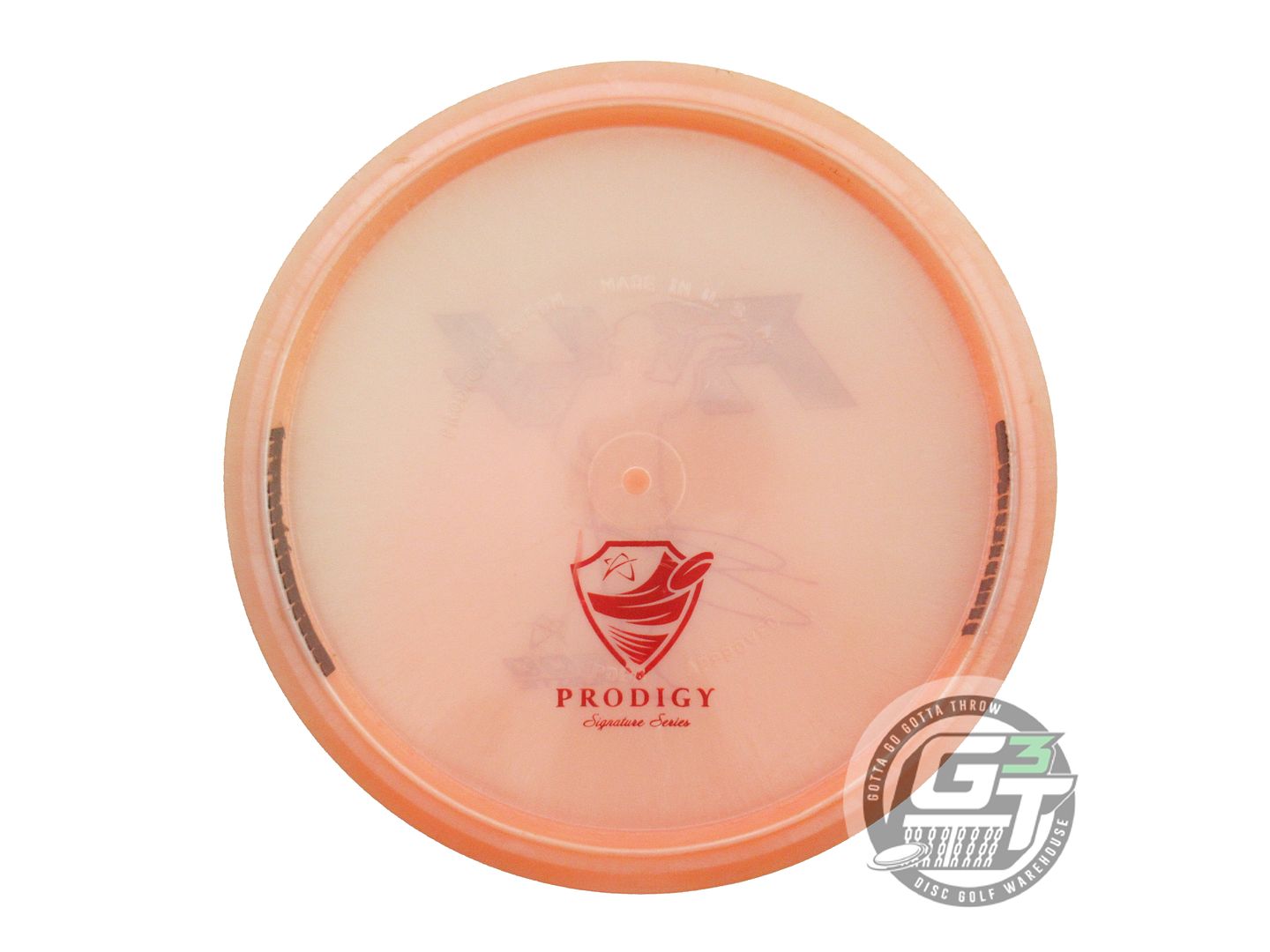 USED Prodigy Discs 500 A4 174g Peach Red Foil Midrange Golf Disc