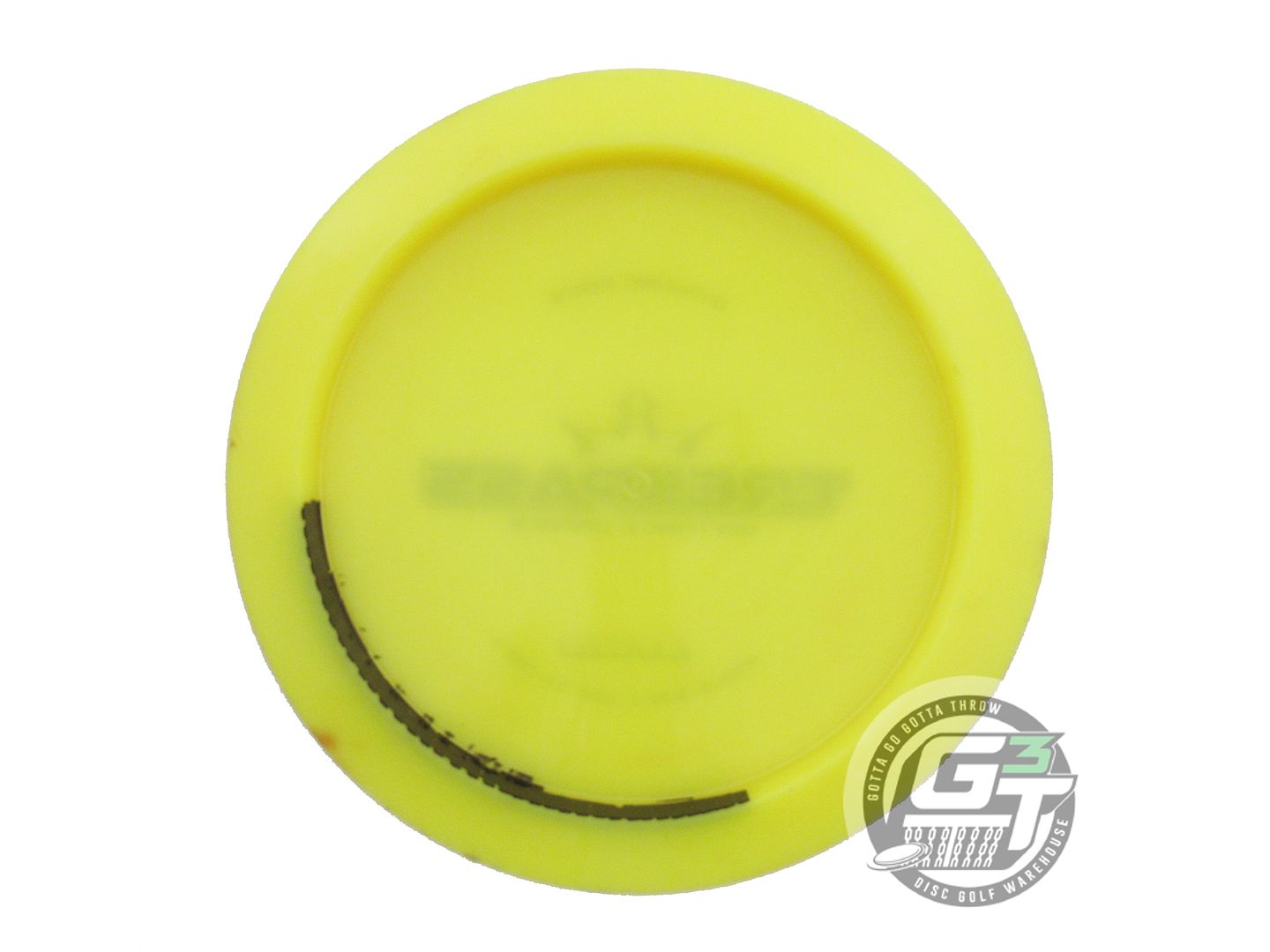 USED Dynamic Discs Lucid Trespass 174g Yellow Gold Foil Distance Driver Disc