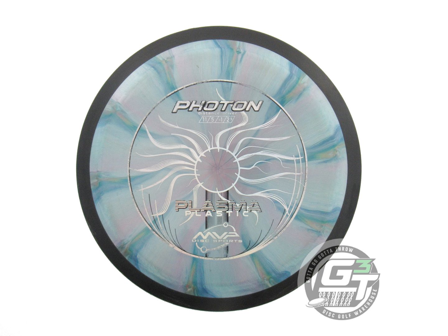 USED MVP Disc Sports Plasma Photon 170g Silver-Teal Distance Driver Golf Disc