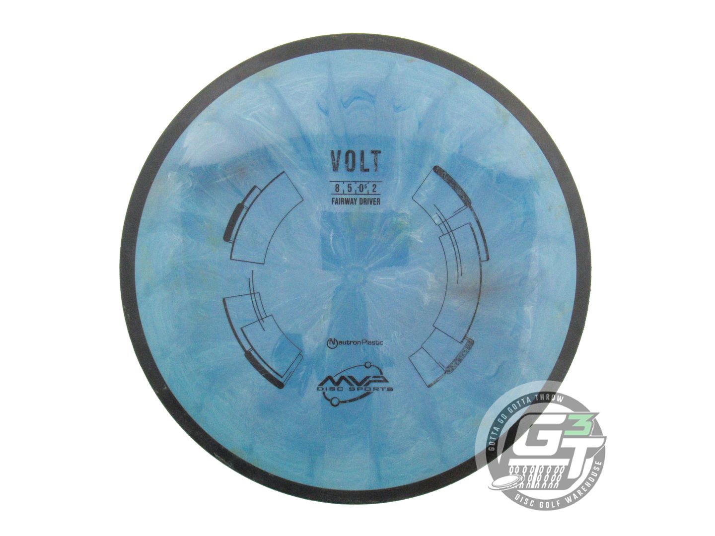 USED MVP Disc Sports Neutron Volt 174g Blue Swirl Fairway Driver Disc