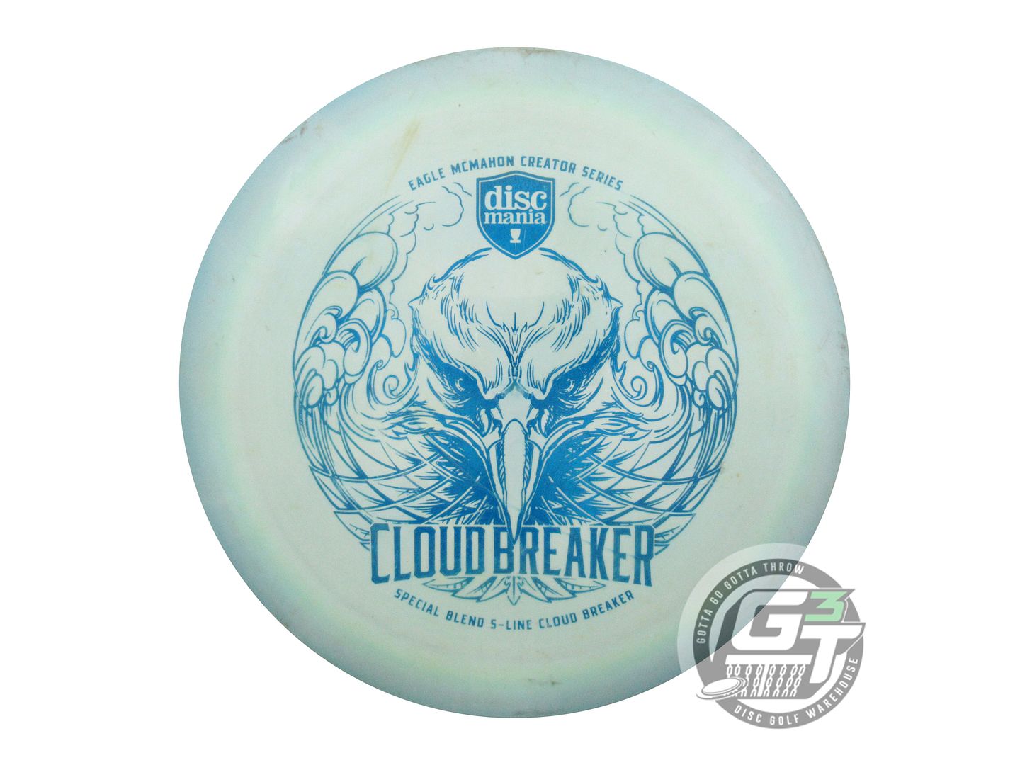 USED DiscMania CLOUD BREAKER 4 S-Line DD3 175g Blue-Lime Blue Foil Driver Disc