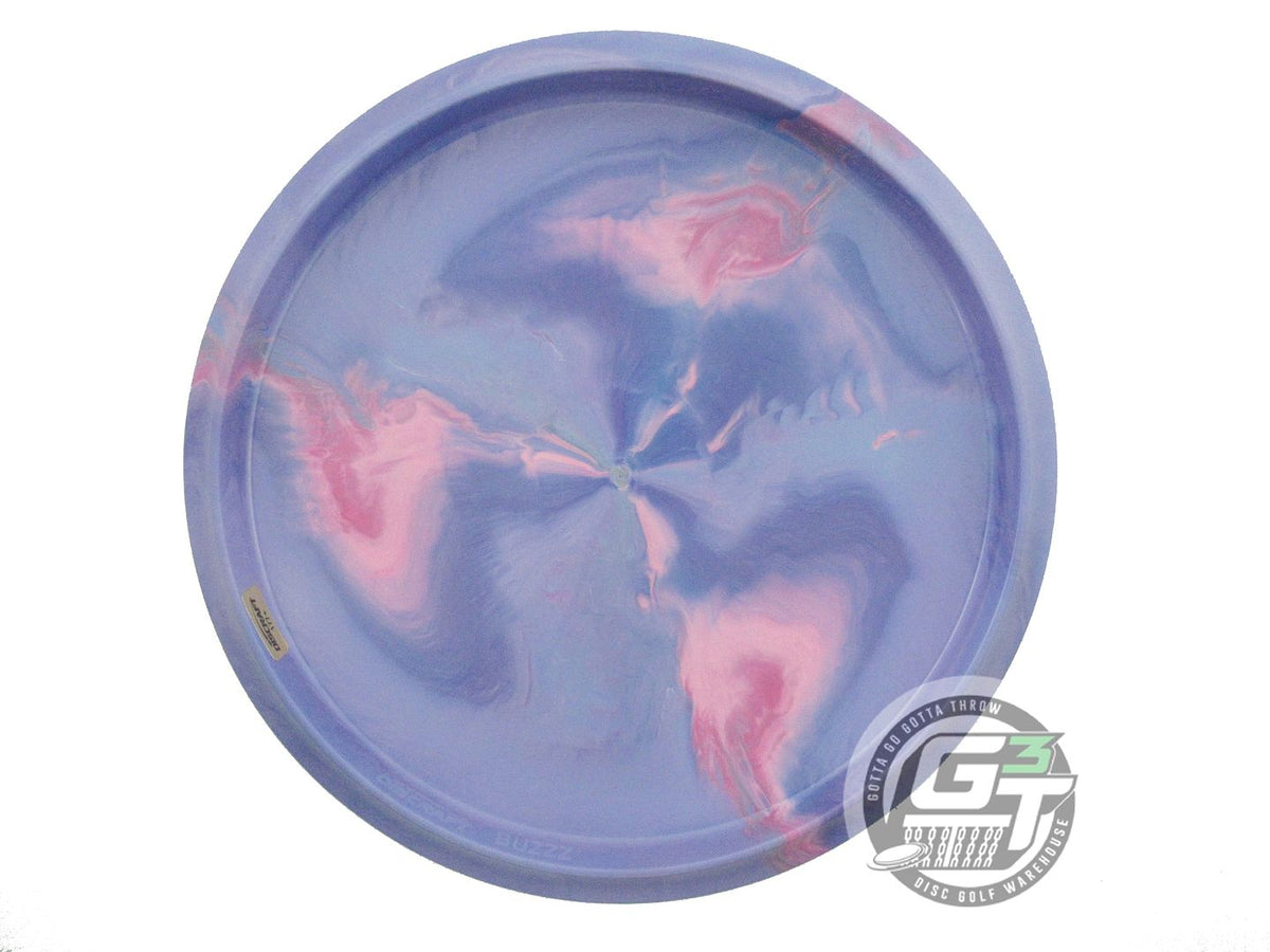 NOS Discraft [DICKERSON] ESP Buzzz 179g Purp-Pink Zebra Foil Midrange Golf Disc