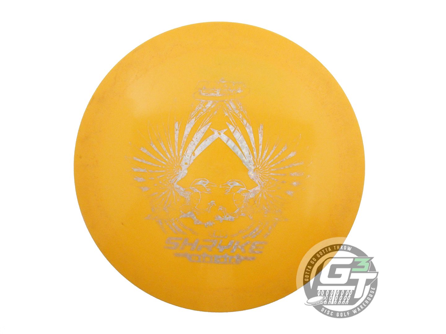 USED Innova Star Shryke 164g Marigold Silver Prism Foil Distance Driver Disc