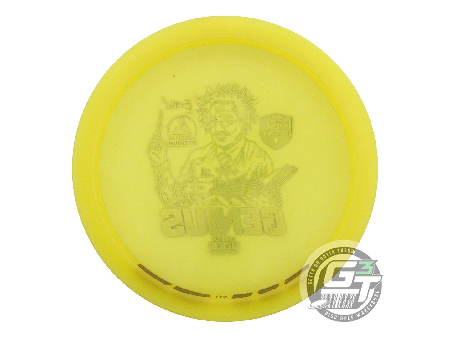 USED DiscMania Active Premium Genius 172g Yellow Black Stamp Fairway Driver Disc