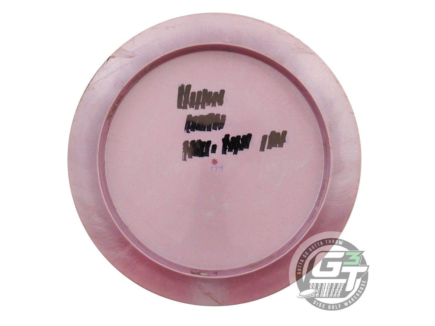 USED Discraft Titanium Nuke 174g Lilac Green Foil Distance Driver Golf Disc