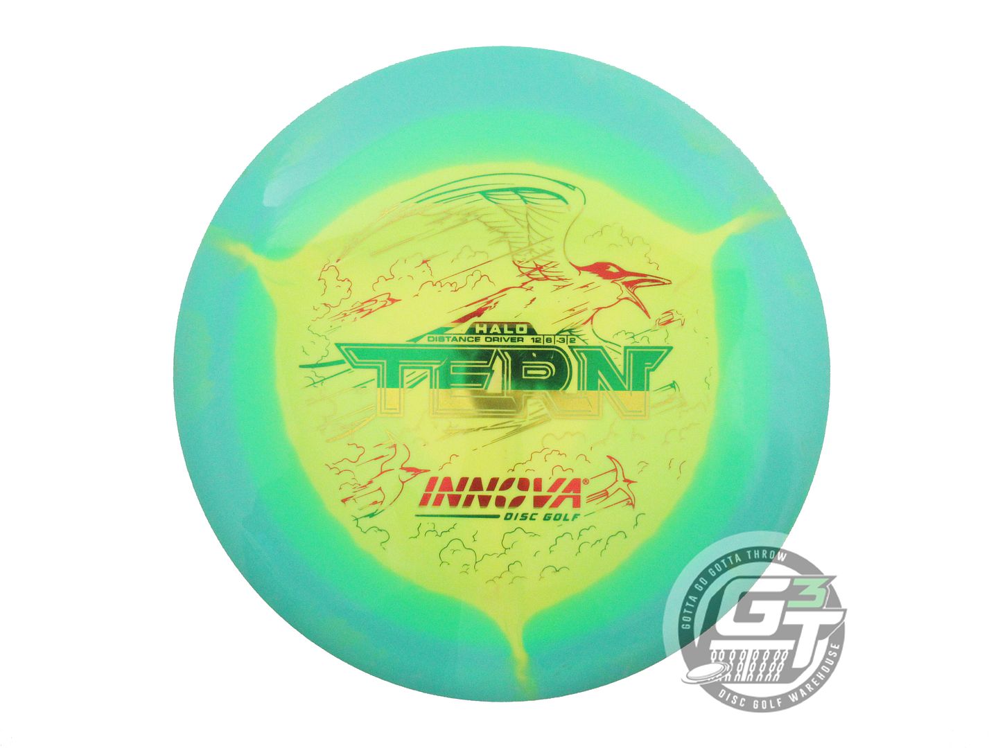 USED Innova Halo Star Tern 152g Seafoam-Yellow Distance Driver Golf Disc
