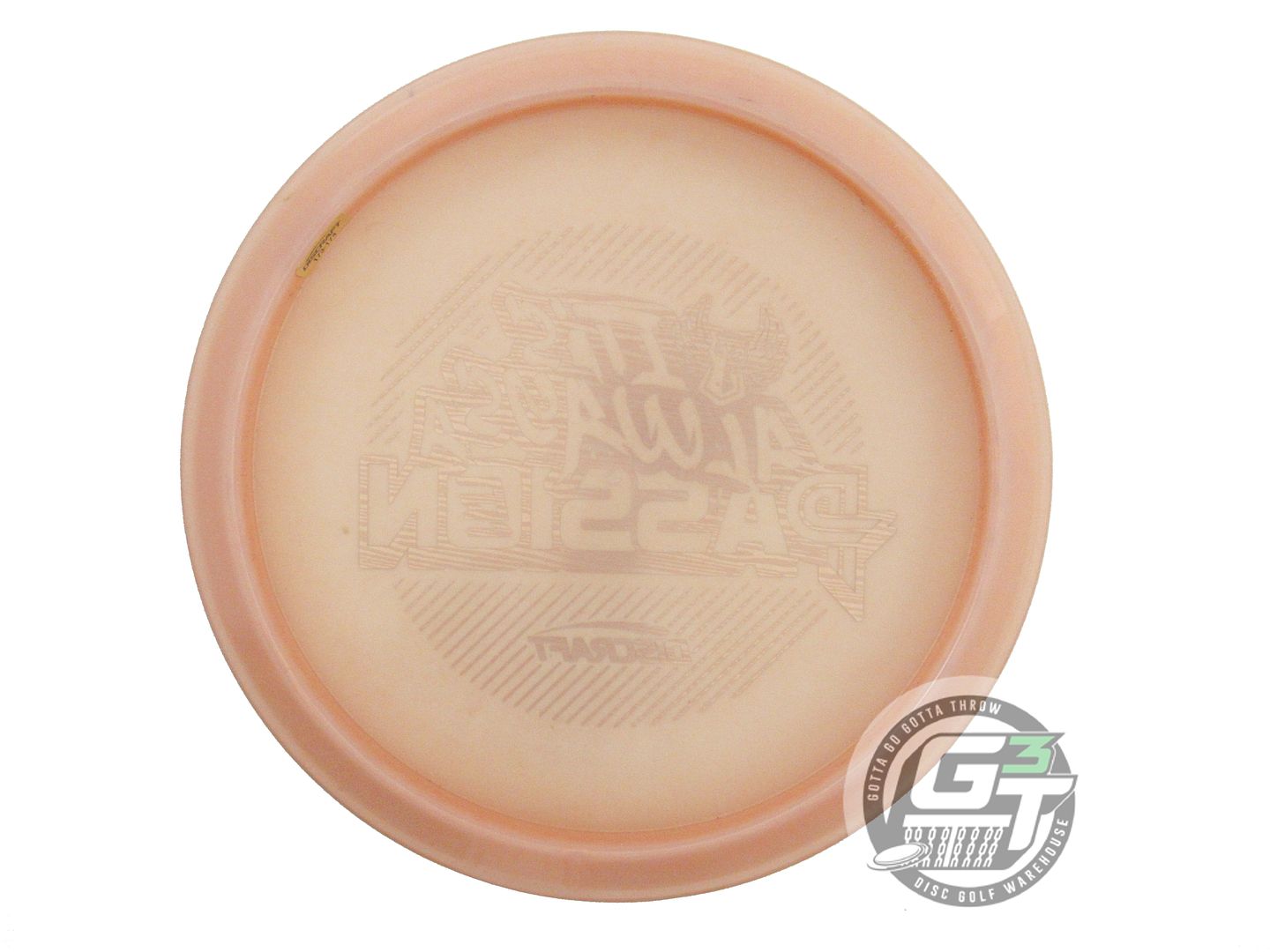 USED Discraft ColorShift Z Passion 175g Peach Wood Grain Foil Driver Golf Disc