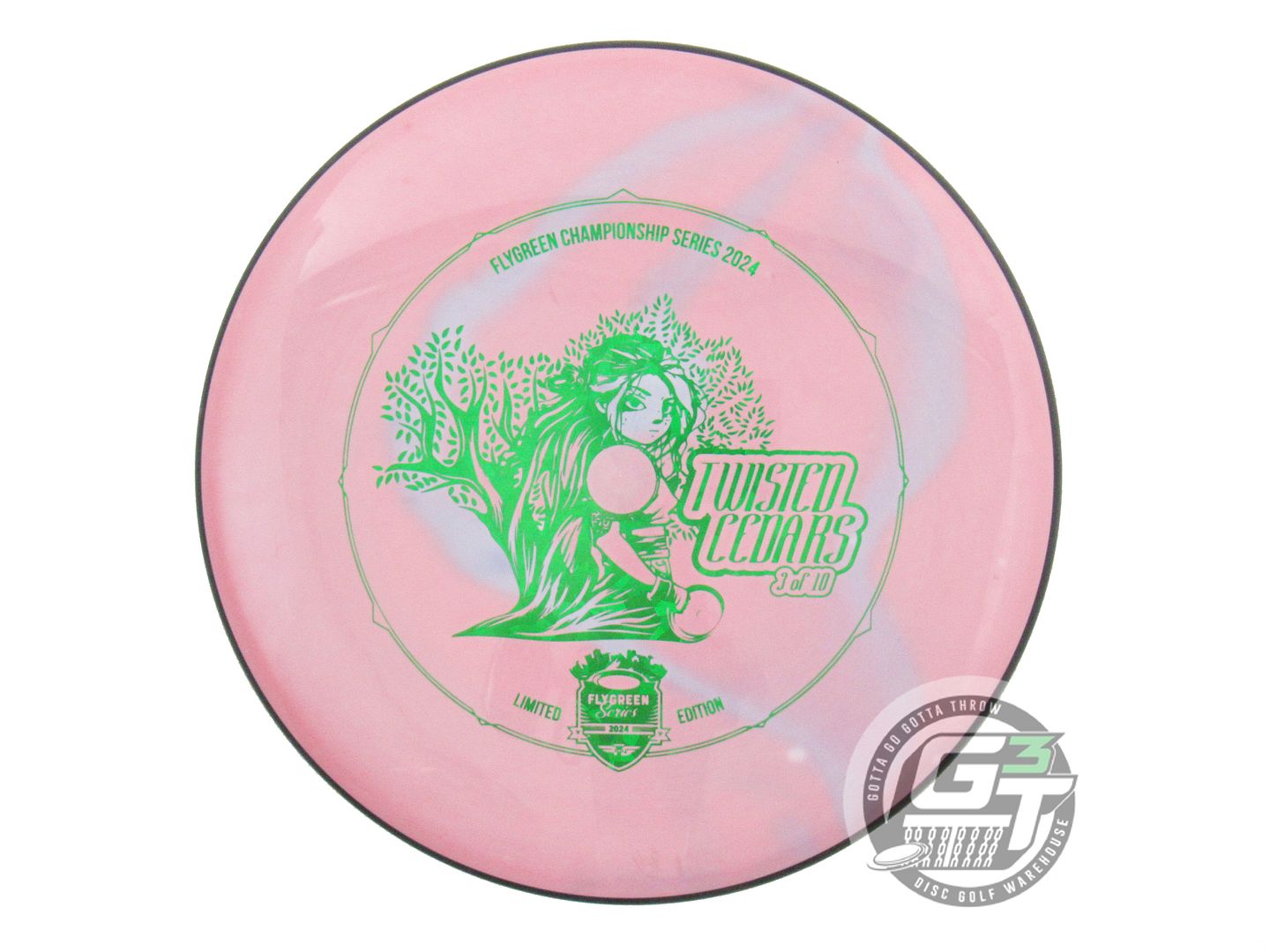 USED MVP Disc Sports Neutron Glitch 150g White HOME DYED Putter Golf Disc