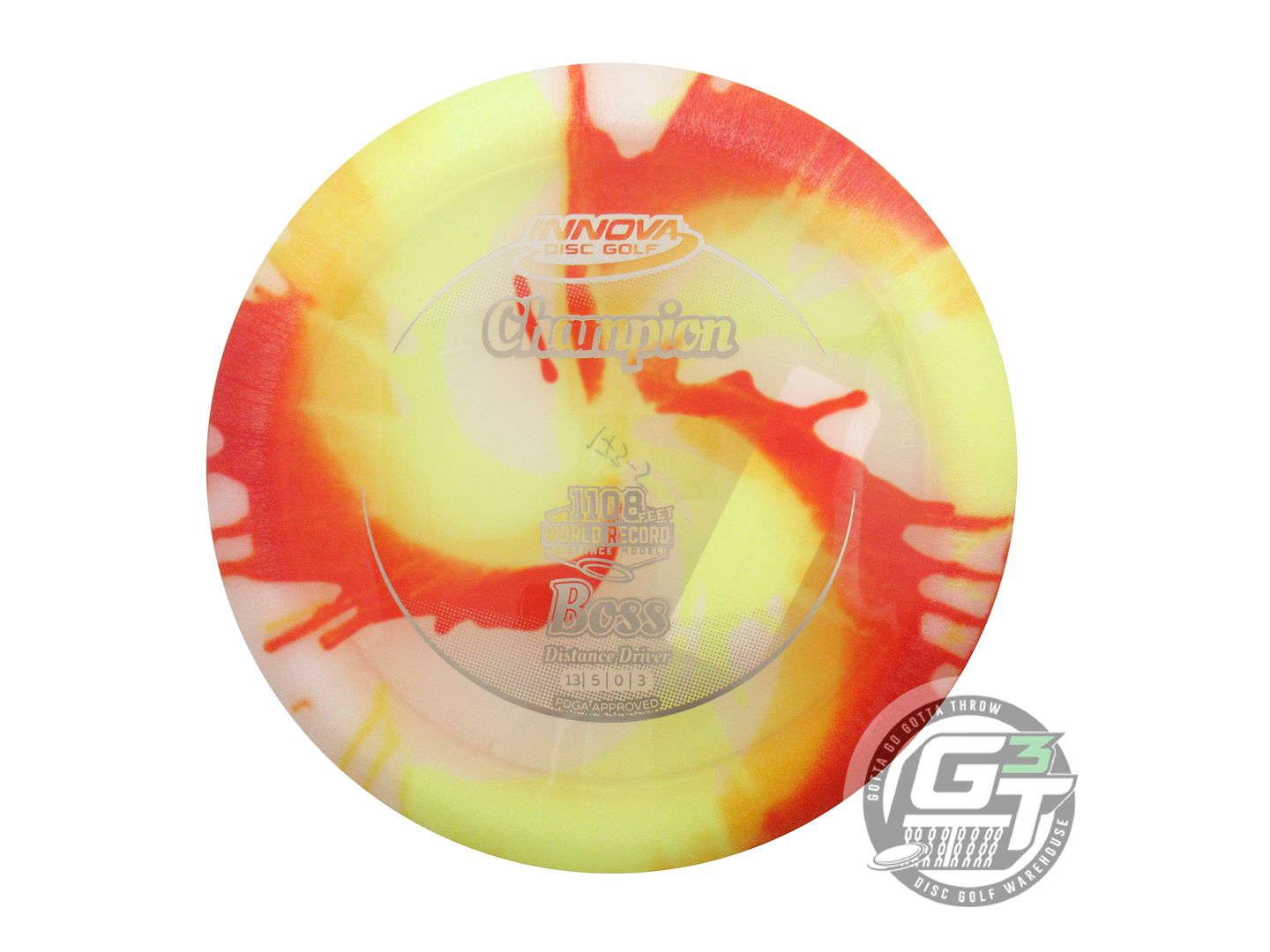 Innova I-Dye Champion Boss Distance Driver Golf Disc (Individually Listed)