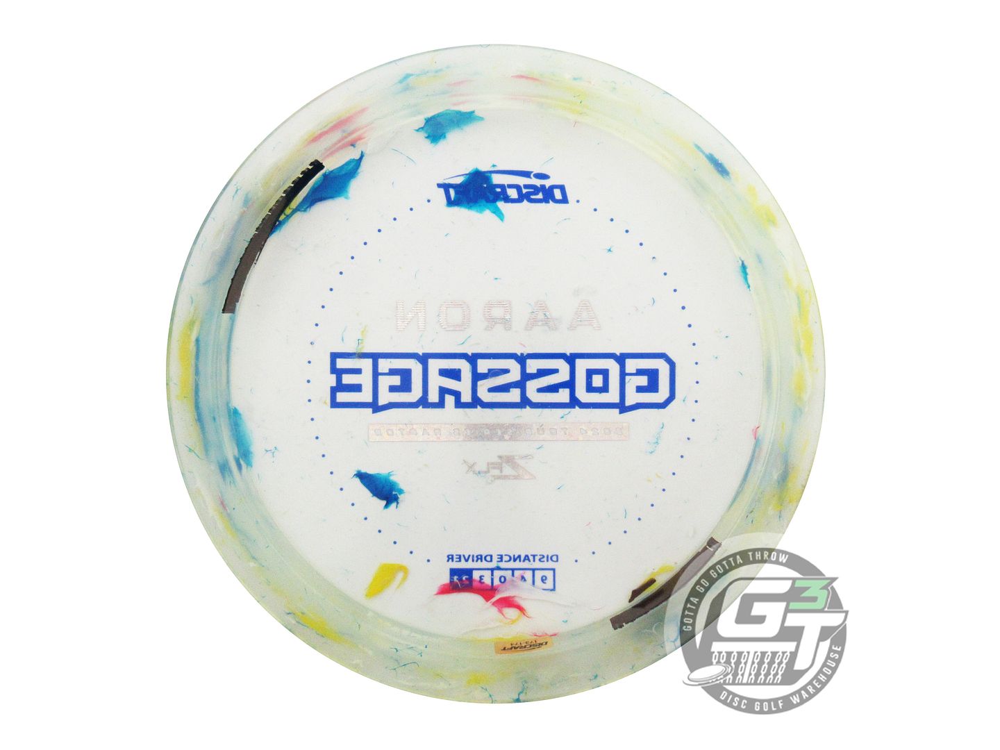 USED Discraft [GOSSAGE] Jawbreaker Z FLX Raptor 175g Blue Stamp Driver Golf Disc