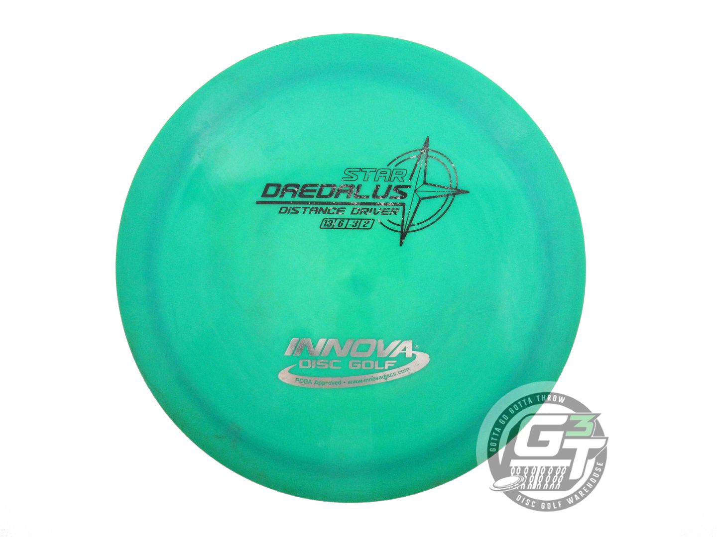USED Innova Star Daedalus 175g Green Black & Silver Foil Distance Driver Disc