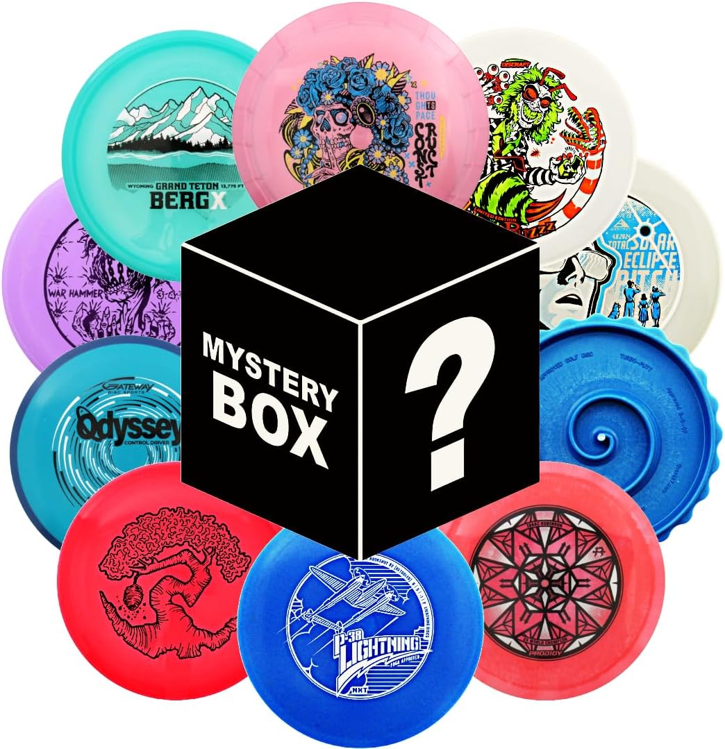 Disc Golf Mystery Box – Assorted Discs from Top Brands - Gotta Go Gotta Throw