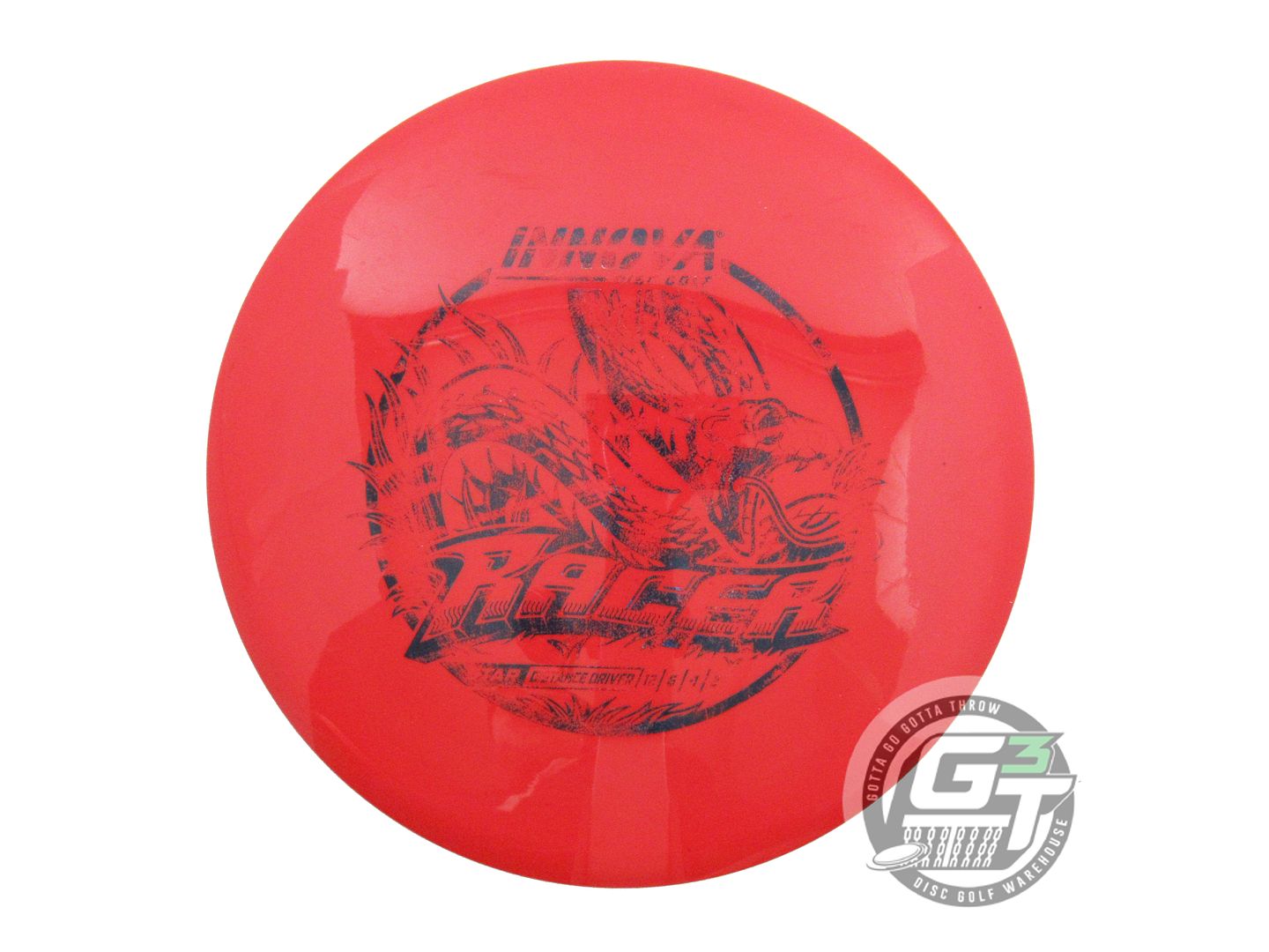 USED Innova Star Racer 175g Red Black Stamp Distance Driver Golf Disc