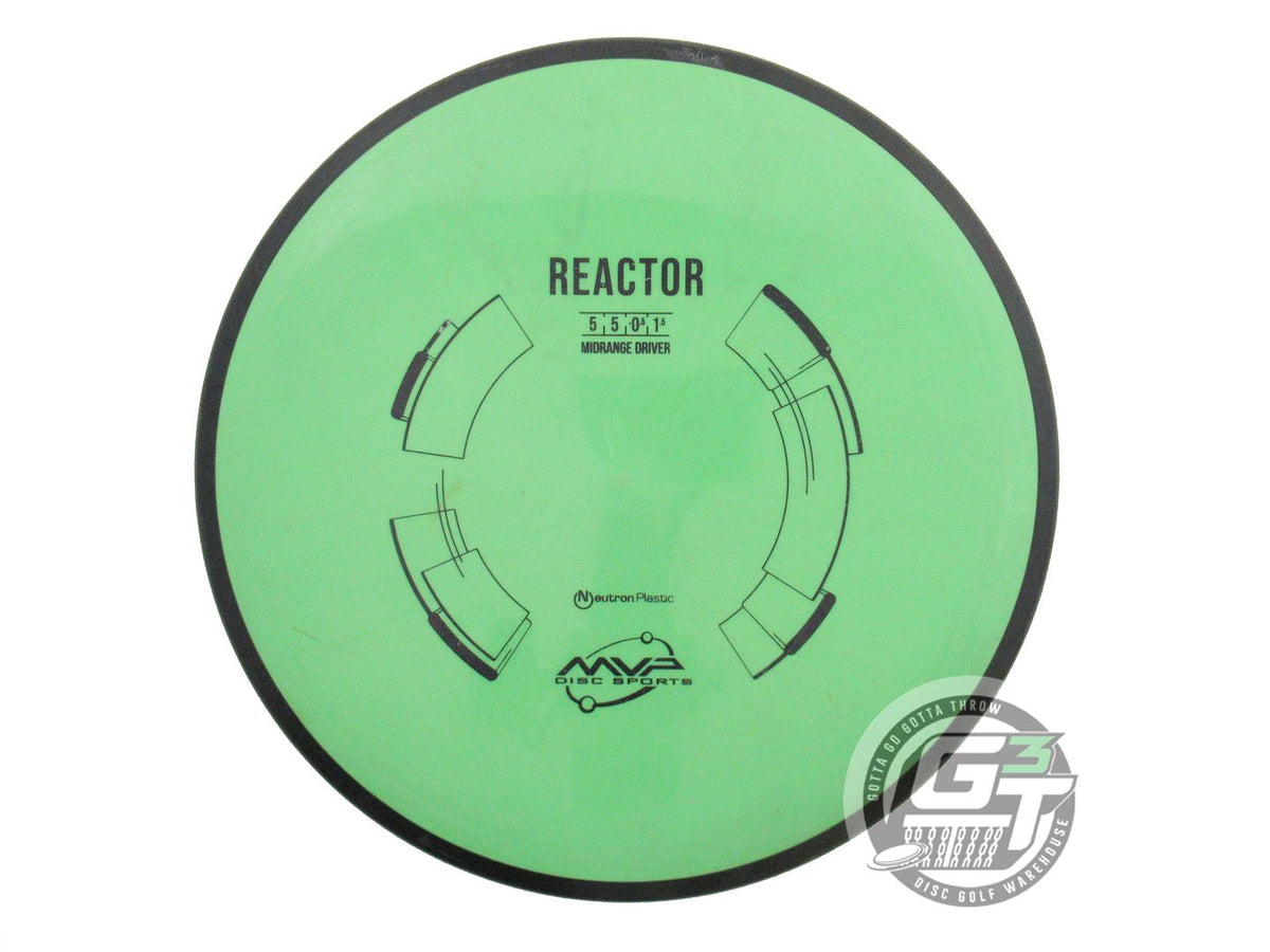 USED MVP Disc Sports Neutron Reactor 166g Green Midrange Golf Disc
