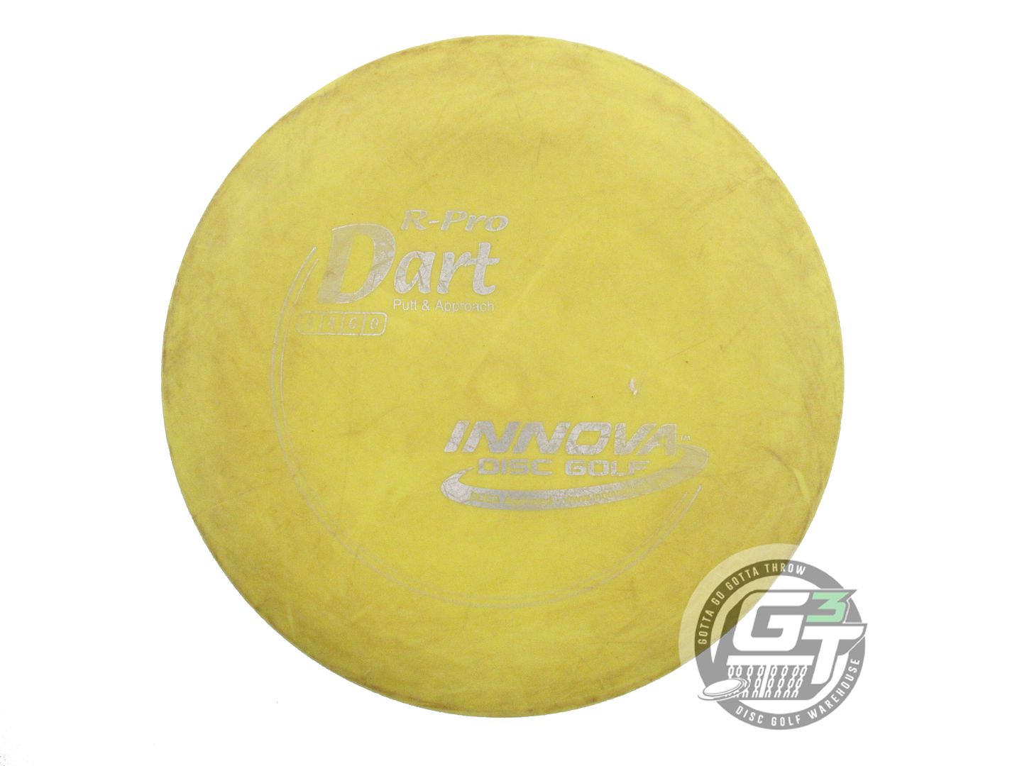 USED Innova R-Pro Dart 174g Yellow Silver Foil Putter Golf Disc