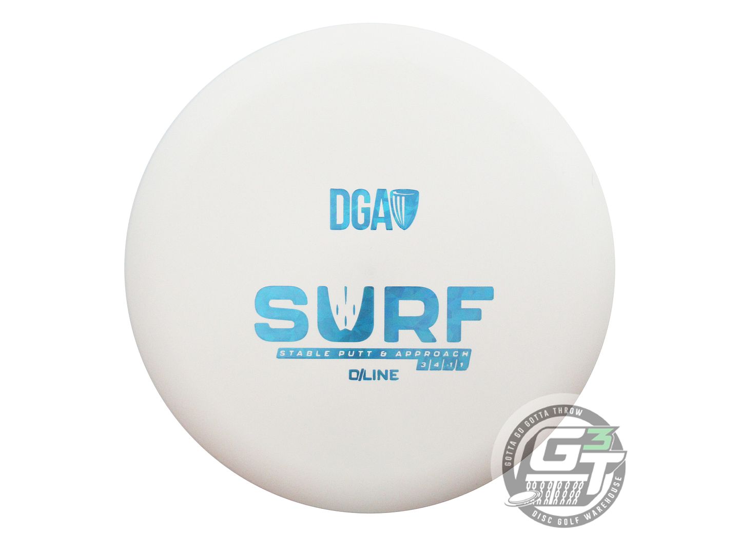 DGA D-Line Surf Putter Golf Disc (Individually Listed)