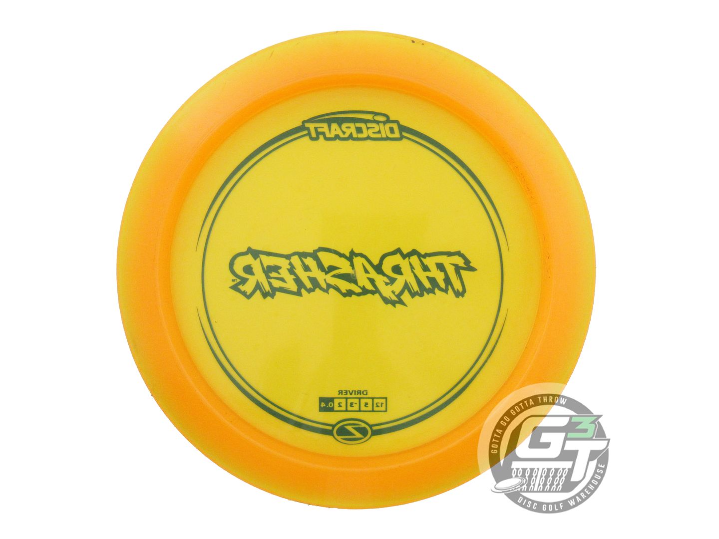 USED Discraft Z Thrasher 175g Marigold Blue Stamp Distance Driver Golf Disc
