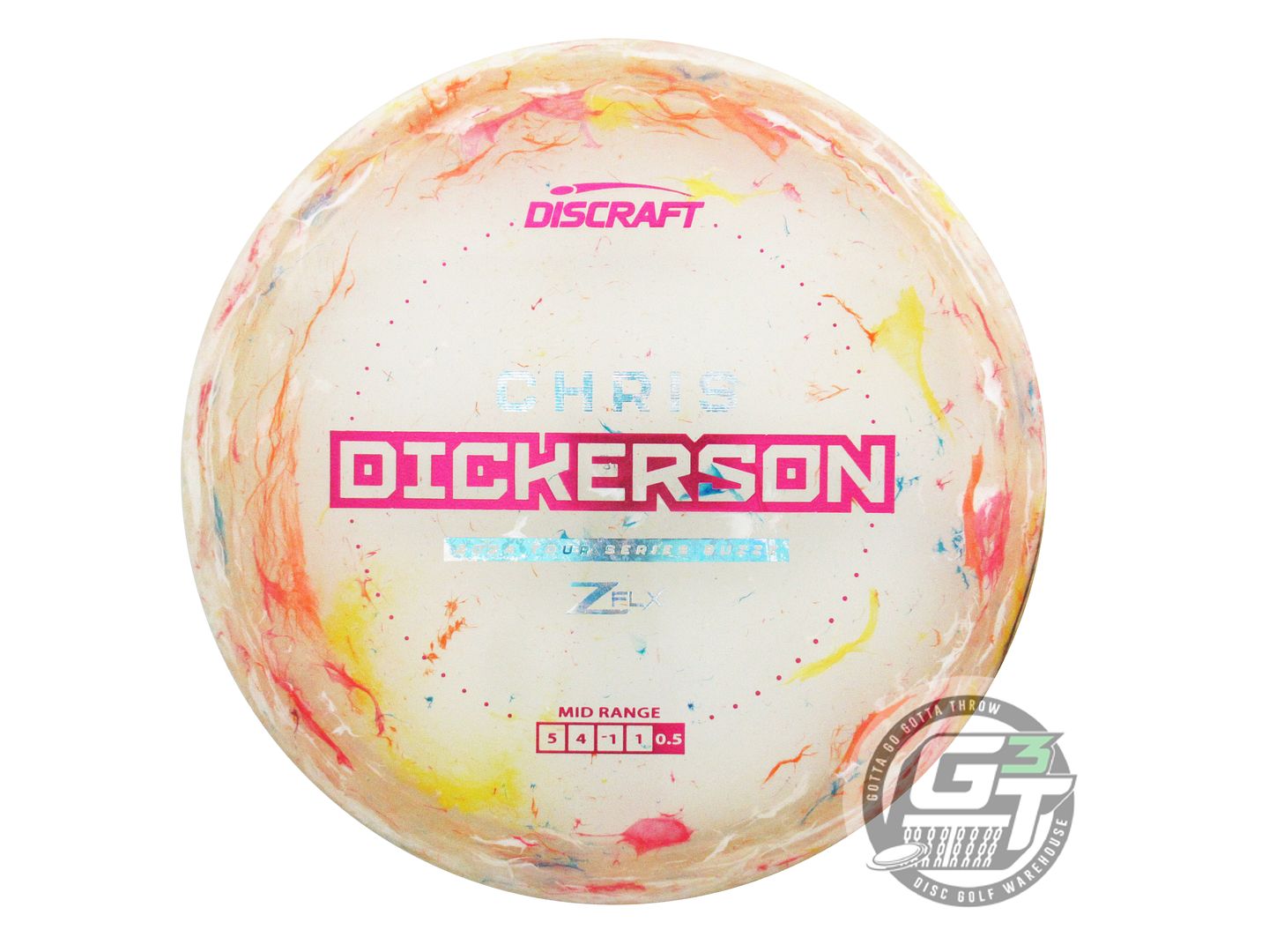 USED Discraft [DICKERSON] Jawbreaker Z FLX Buzzz 178g Red Foil Midrange Disc