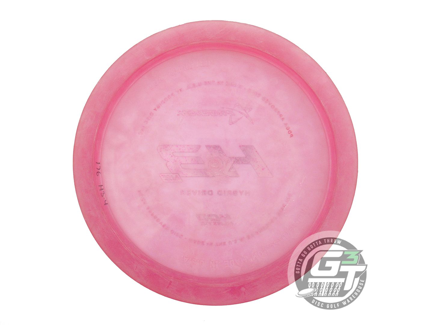 USED Prodigy Discs 400 H3 V2 176g Pink Red Foil CHALKY Hybrid Driver Golf Disc