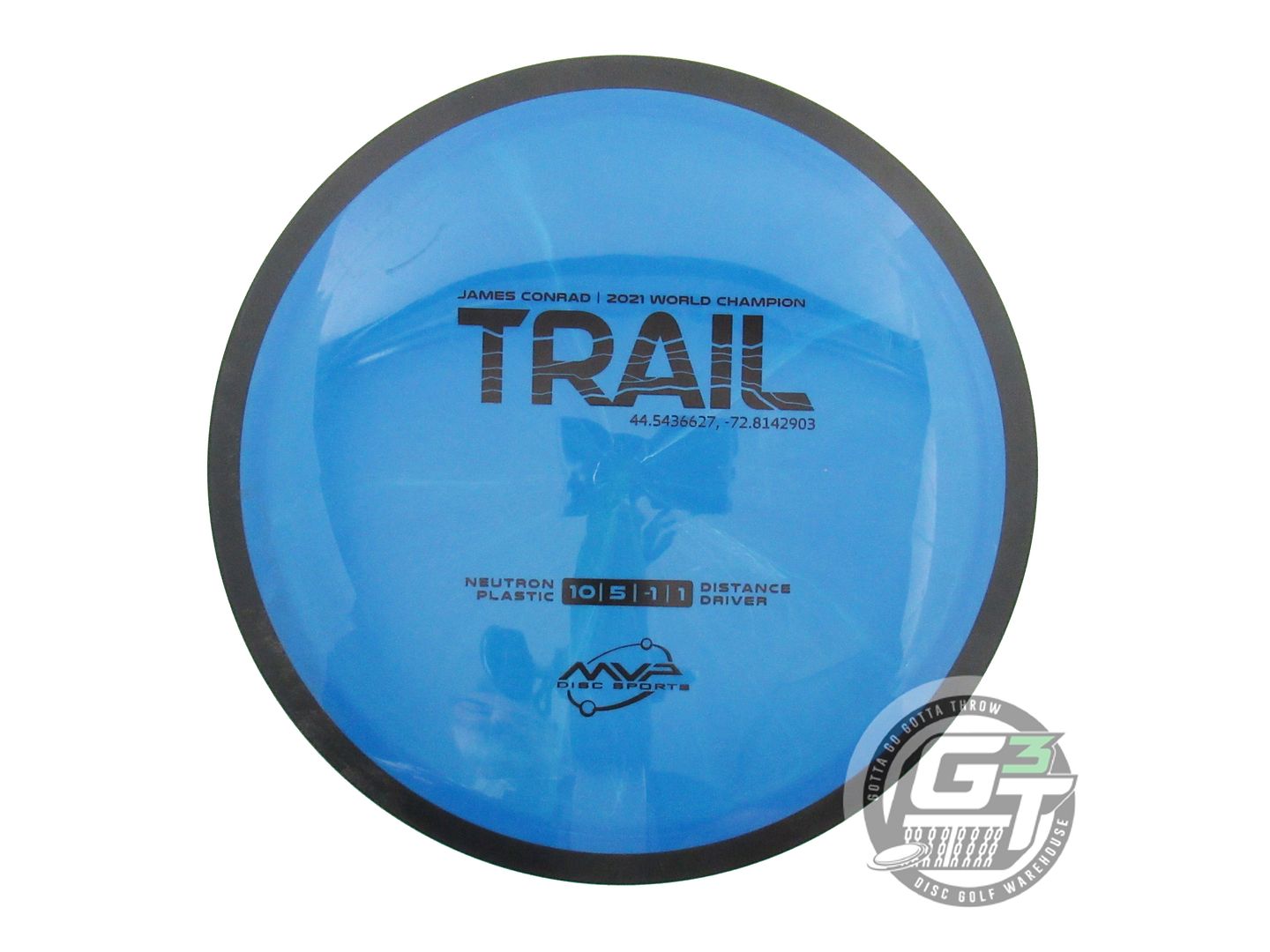USED MVP Disc Sports Neutron Trail 167g Blue Distance Driver Golf Disc
