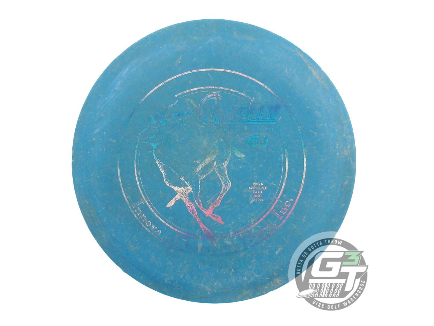 USED Innova DX Gazelle 148g Blue Frost Foil Fairway Driver Golf Disc