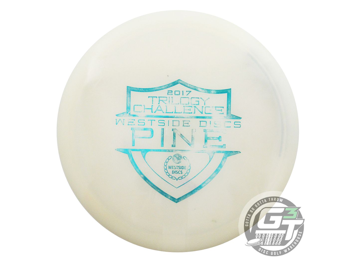 USED Westside Discs VIP Pine 178g White Blue Foil Midrange Golf Disc