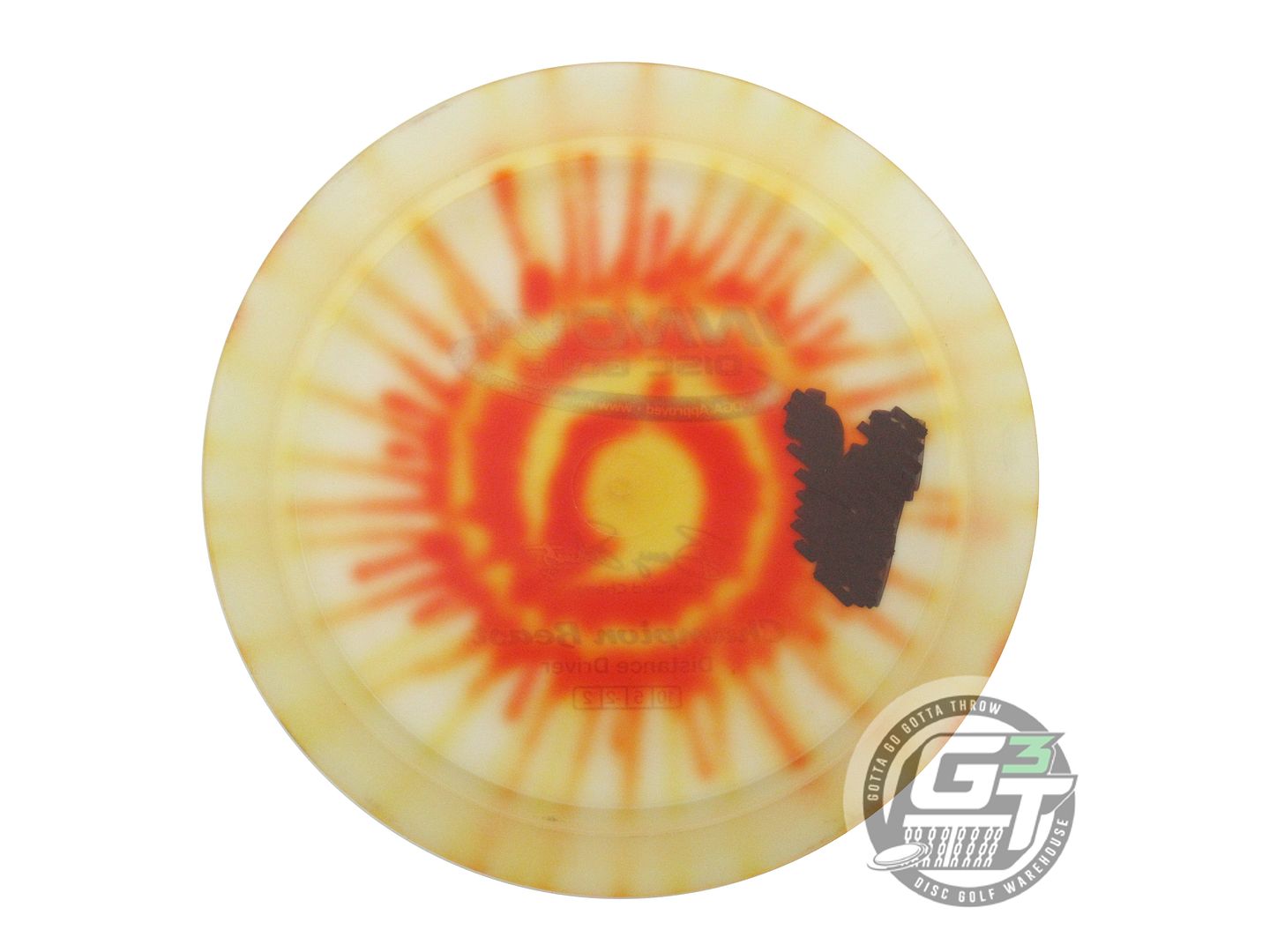 USED Innova I-DYE Champion Beast 175g Orange Burst Distance Driver Golf Disc