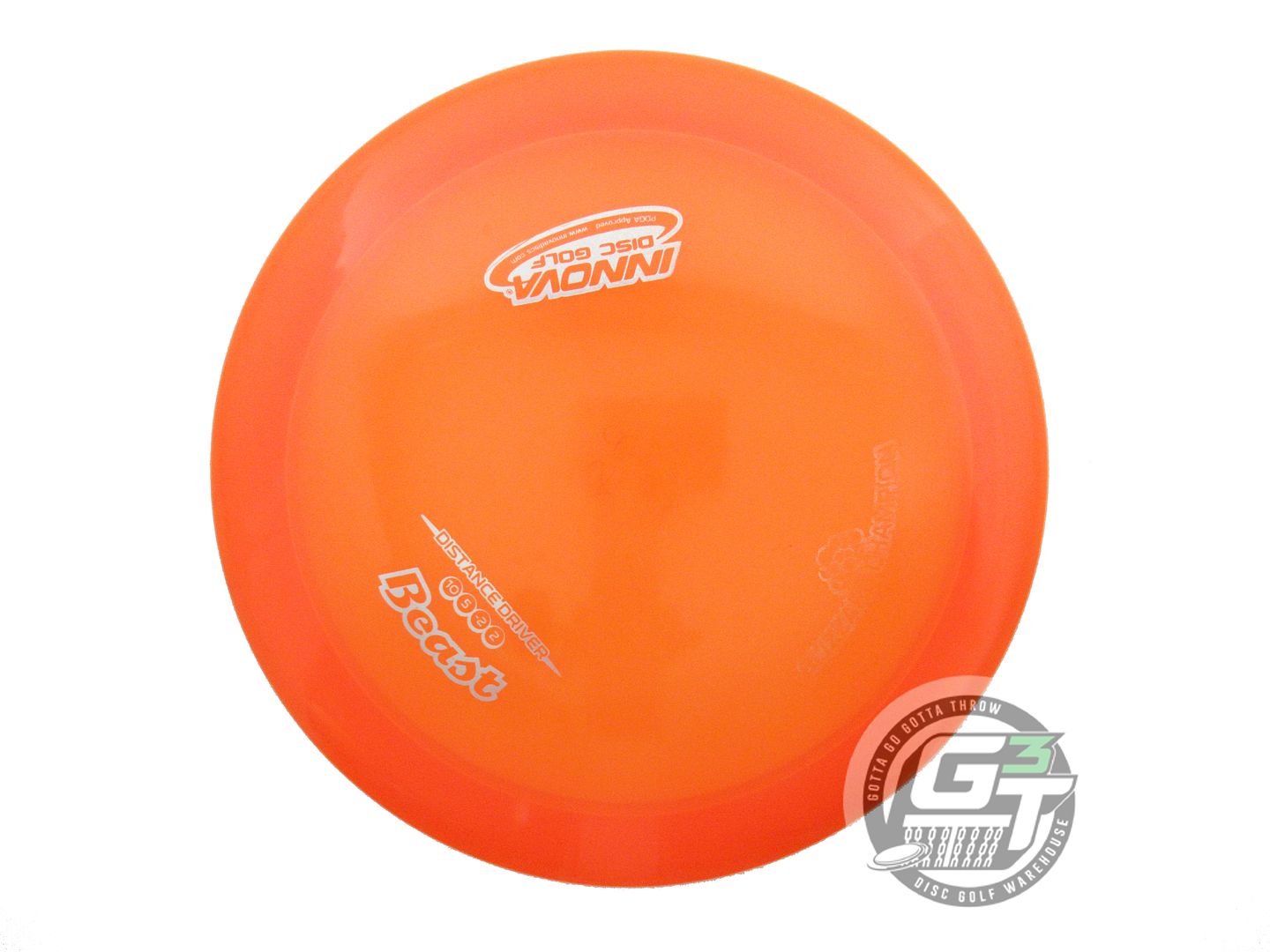 USED Innova Blizzard Beast 158g Orange Silver Foil Distance Driver Golf Disc