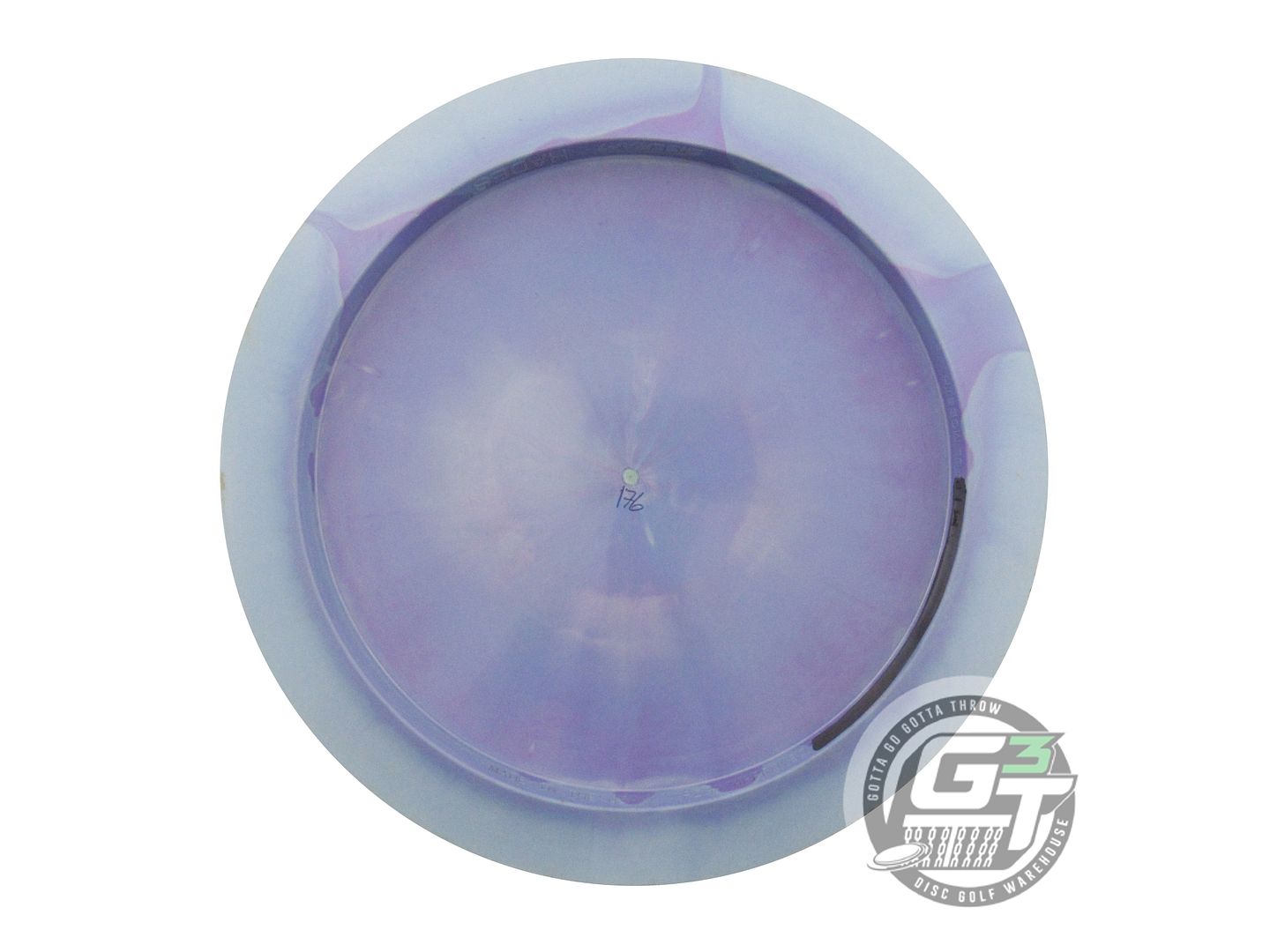 USED Discraft [McBETH] 6X CLAW ESP Hades 176g Teal-Blue White Stamp Driver Disc