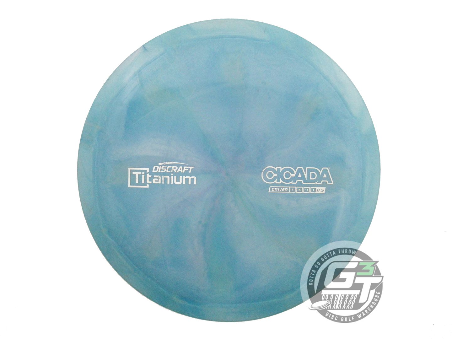 USED Discraft Titanium Cicada 170g Teal-Green Fairway Driver Golf Disc