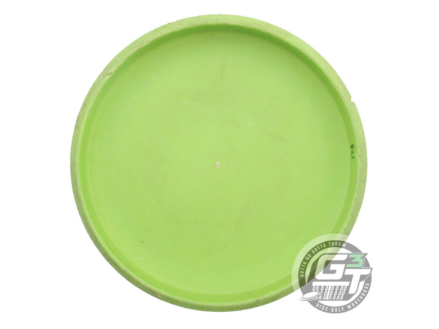 USED DGA Stone Line Steady BL 173g Lime Wiped Stamp Putter Golf Disc