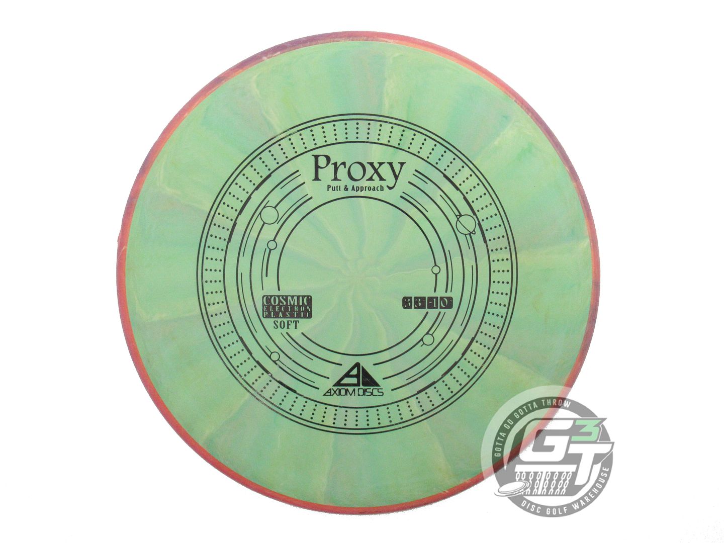 USED Axiom Discs Cosmic Electron Soft Proxy 173g Lime-Green Putter Disc
