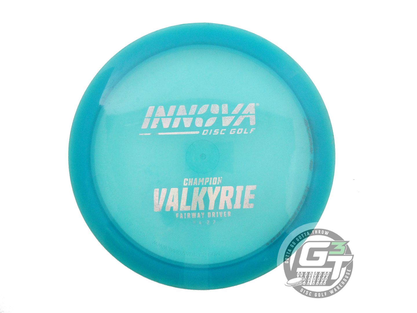 USED Innova Champion Valkyrie 174g Blue Glitter Foil Distance Driver Golf Disc