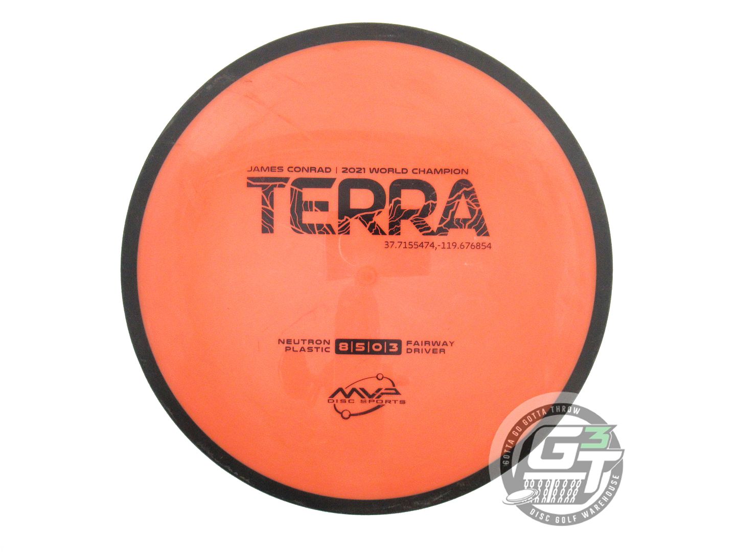 USED MVP Disc Sports Neutron Terra 172g Orange Fairway Driver Golf Disc