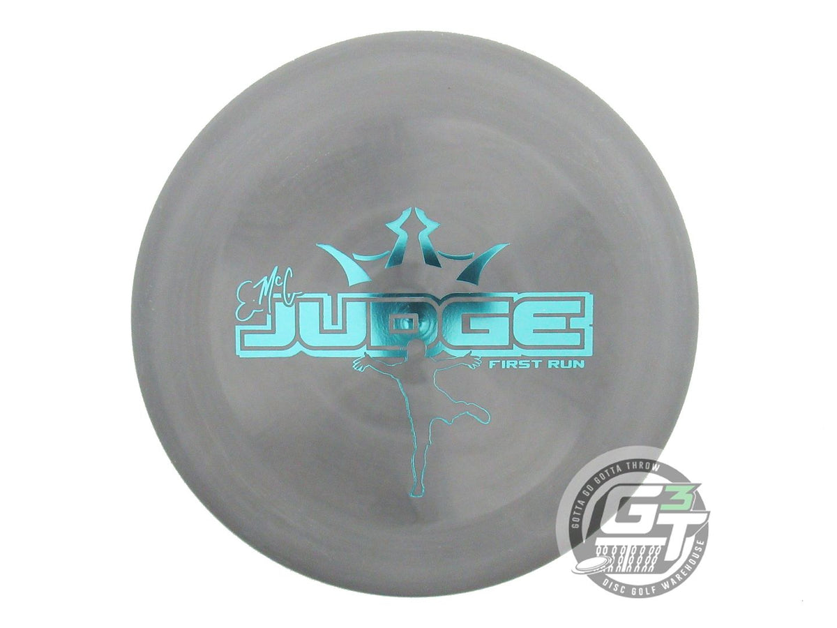 USED Dynamic Discs Classic Blend EMAC Judge 175g Gray Aqua Foil Putter Golf Disc