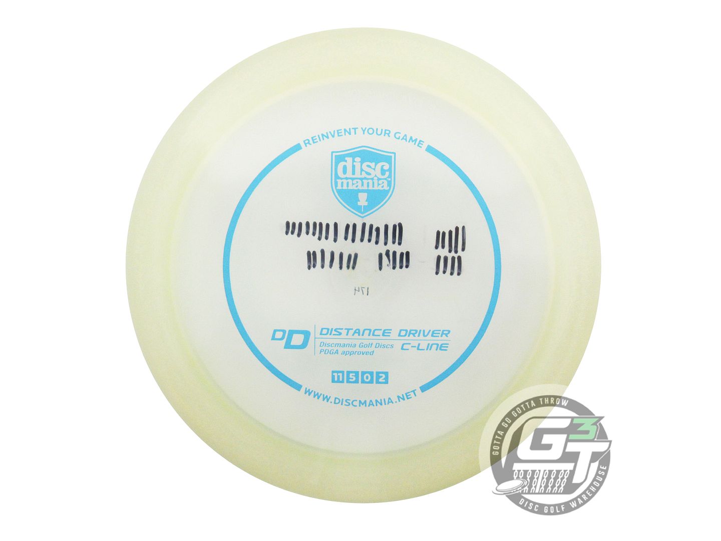 USED DiscMania C-Line DD 174g Clear Blue Stamp OOP Distance Driver Golf Disc