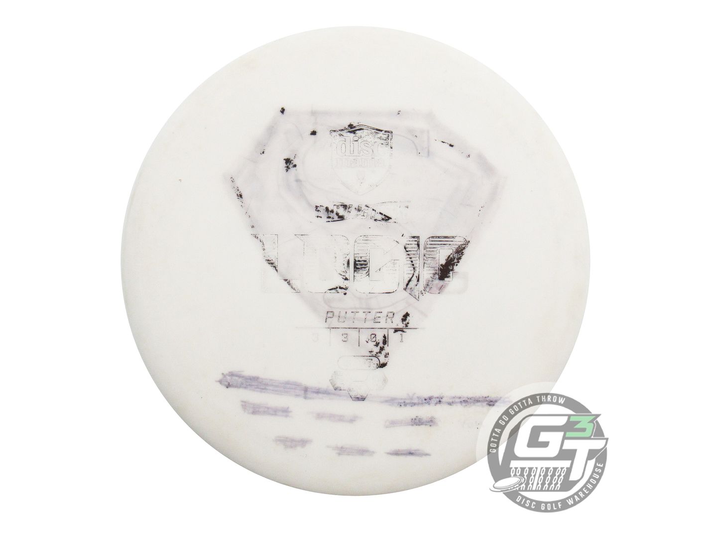 USED DiscMania EXO Soft Logic 173g White Putter Golf Disc