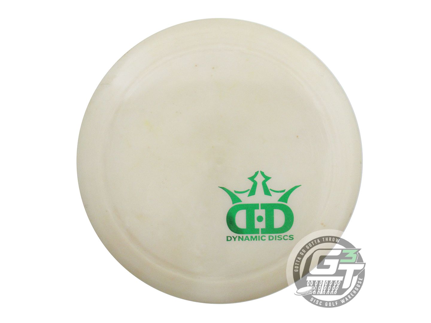 USED Dynamic Discs Lucid Freedom 174g White Green Foil DD LOGO Driver Golf Disc