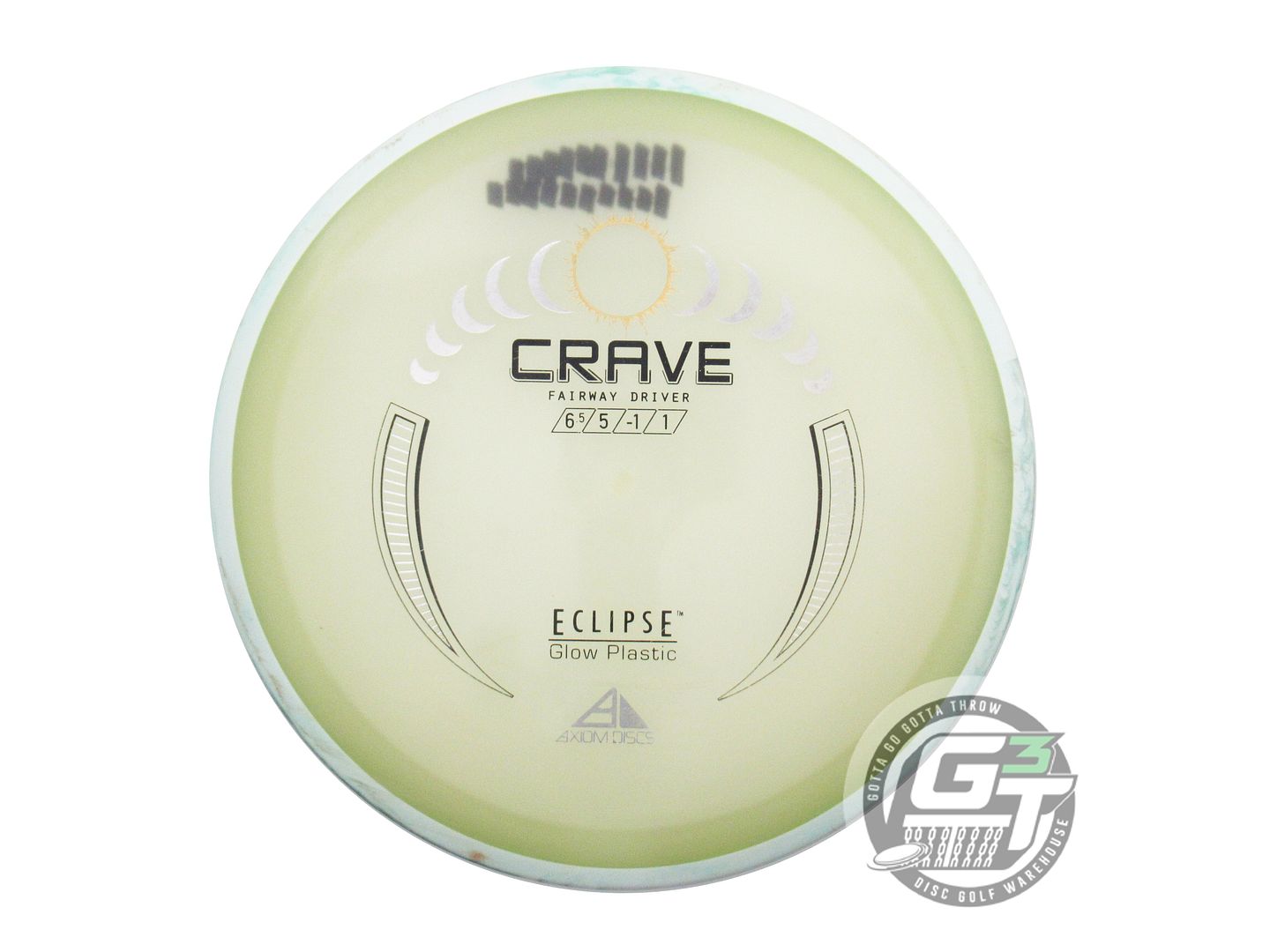 USED Axiom Discs Eclipse Proton Crave 172g White Rim Fairway Driver Golf Disc