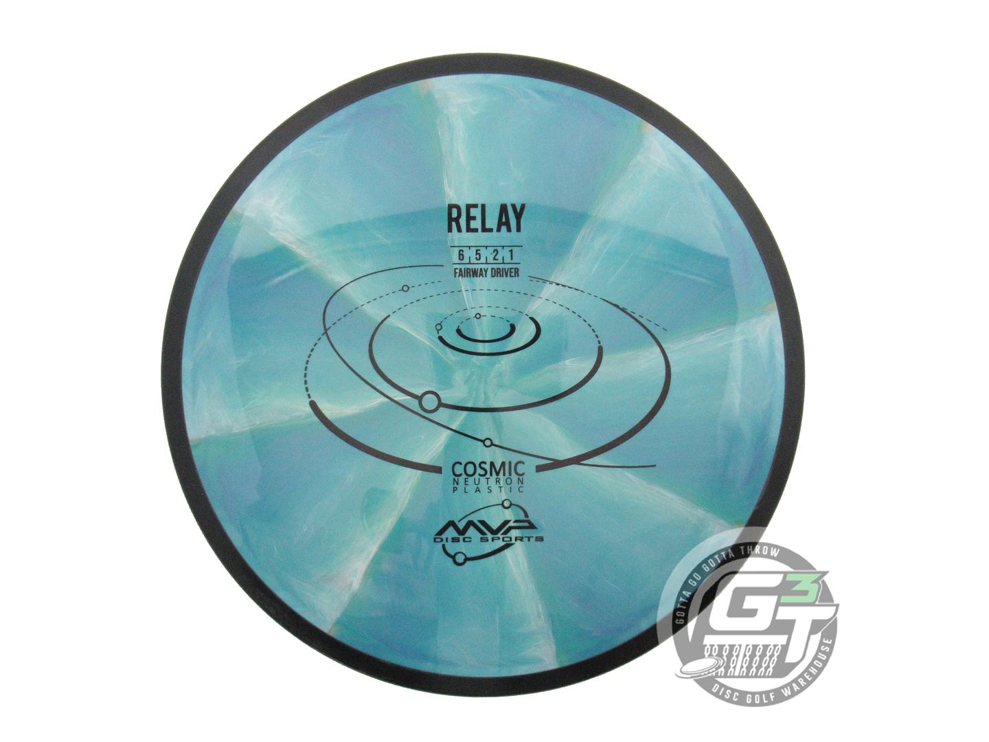 USED MVP Disc Sports Cosmic Neutron Relay 164g Teal-Blue Fairway Driver Disc