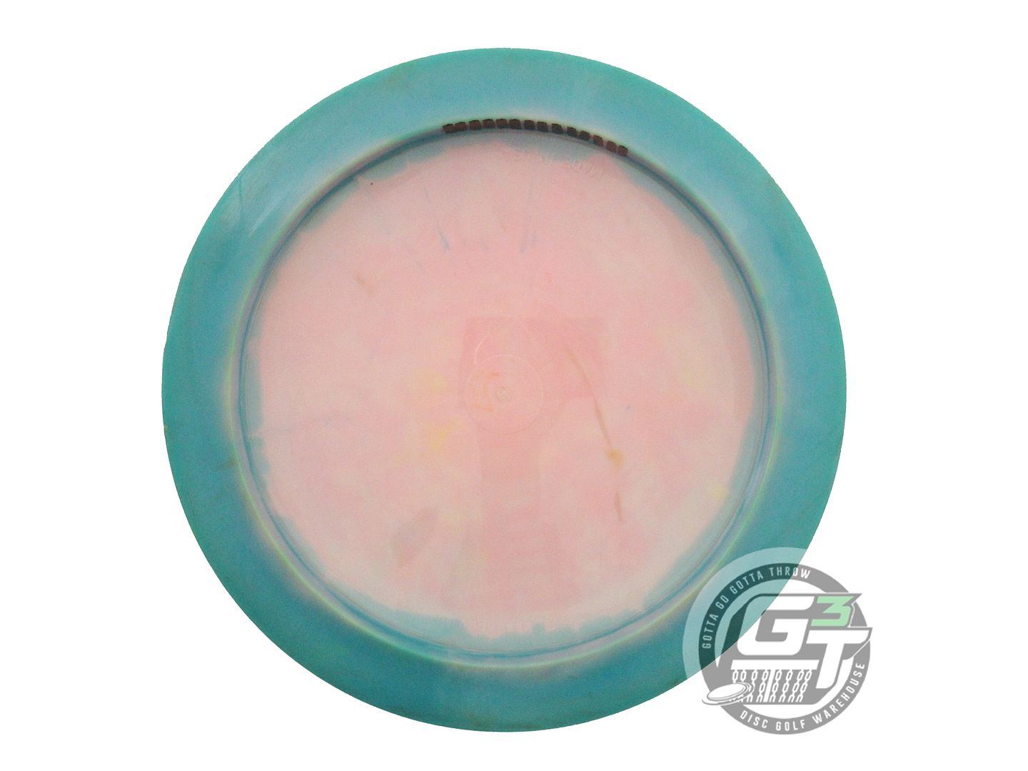 USED Infinite Halo S-Blend Pharaoh 171g Teal-Lt. Pink Distance Driver Golf Disc