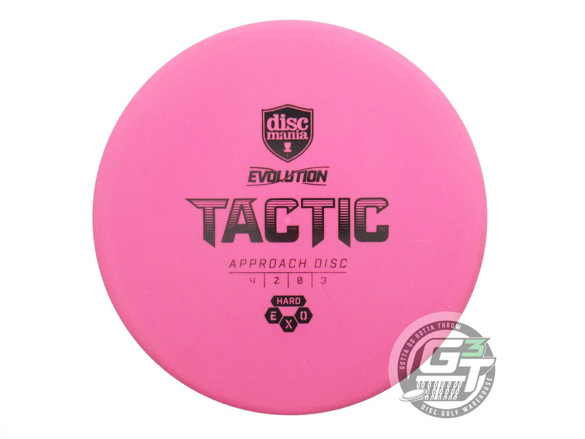 USED DiscMania Exo Hard Tactic 173g Pink Black Stamp Putter Golf Disc
