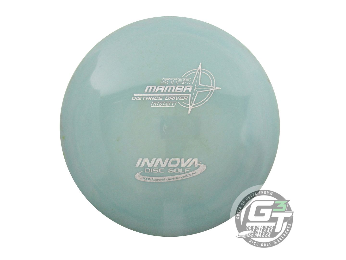 USED Innova Star Mamba 174g Mint Blue Prism Foil Distance Driver Golf Disc