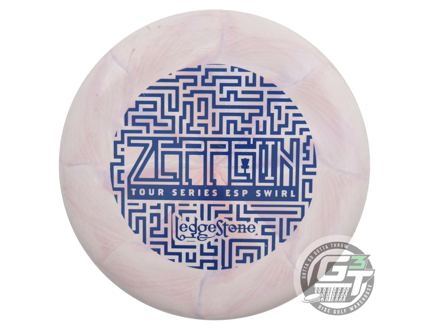 USED Discraft [LEDGESTONE] ESP Zeppelin 183g Lilac Blue Stamp Midrange Golf Disc