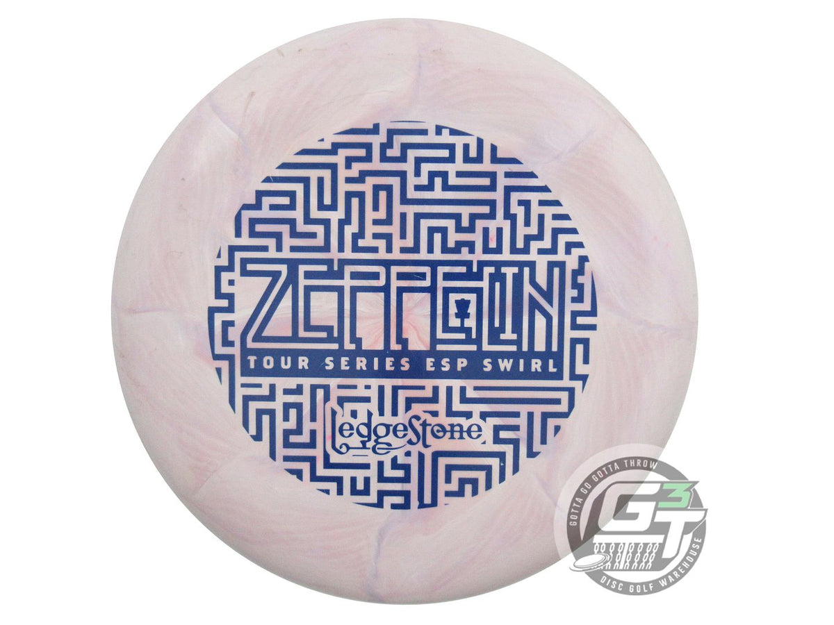 USED Discraft [LEDGESTONE] ESP Zeppelin 183g Lilac Blue Stamp Midrange Golf Disc