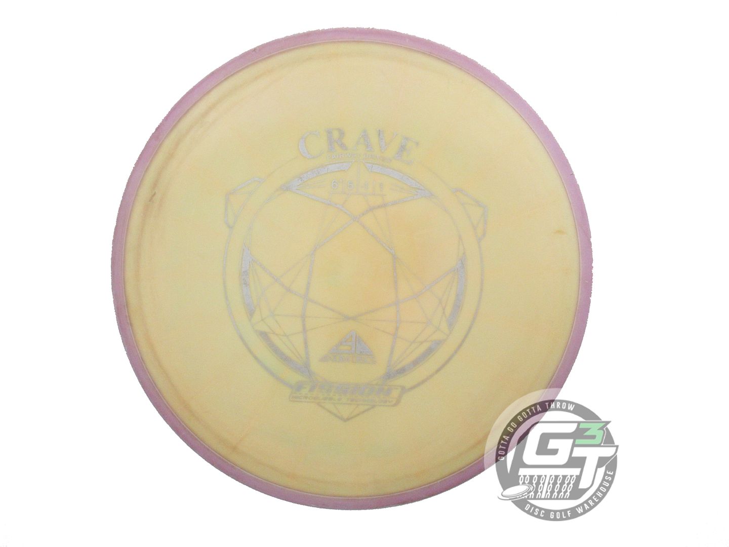 USED Axiom Discs Fission Crave 169g Peach Lilac Rim Fairway Driver Golf Disc